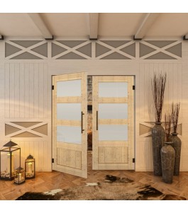 Pendeltür - Country Astkiefer Model 35 - modernes Zuhause