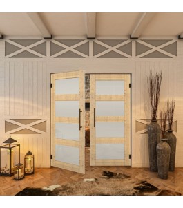 Pendeltür - Country Astkiefer Model 36 - modernes Zuhause