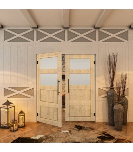 Pendeltür - Country Astkiefer Model 37 - modernes Zuhause