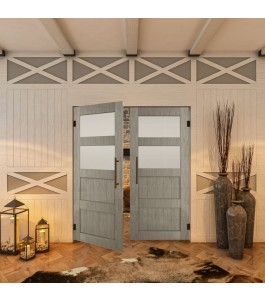 Pendeltür - Country Graueiche Model 37 - modernes Zuhause