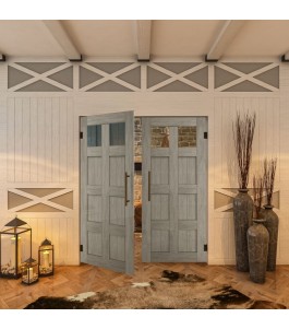 Pendeltür - Country Graueiche Model 63 - modernes Zuhause