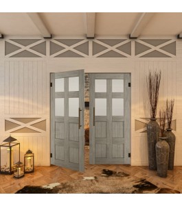 Pendeltür - Country Graueiche Model 65 - modernes Zuhause
