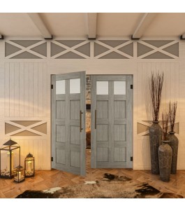 Pendeltür - Country Graueiche Model 66 - modernes Zuhause