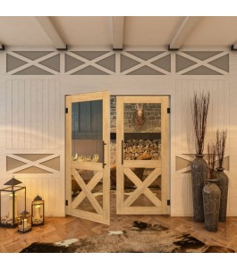 Pendeltür - Country Sonoma Eiche Model 51 - modernes Zuhause