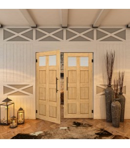 Pendeltür - Country Sonoma Eiche Model 66 - modernes Zuhause