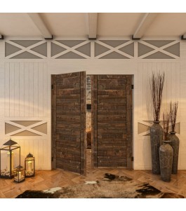 Pendeltür - Country Altholz Astig Model 10-modernes Zuhause