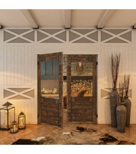Pendeltür - Country Altholz Astig Model 12-modernes Zuhause