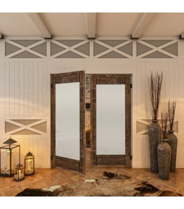 Pendeltür - Country Altholz Astig Model 13-modernes Zuhause