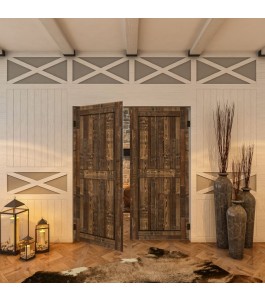 Pendeltür - Country Altholz Astig Model 20-modernes Zuhause