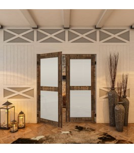 Pendeltür - Country Altholz Astig Model 24-modernes Zuhause