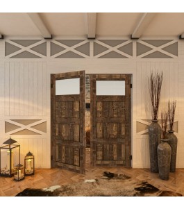 Pendeltür - Country Altholz Astig Model 35-modernes Zuhause