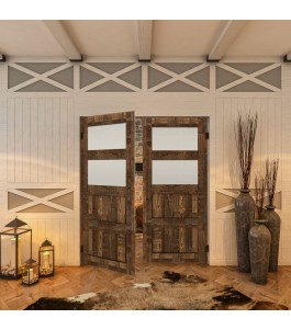 Pendeltür - Country Altholz Astig Model 36-modernes Zuhause