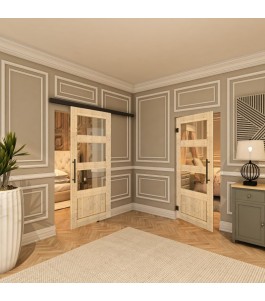 Pendeltür - Country Astkiefer Model 32 - modernes Zuhause