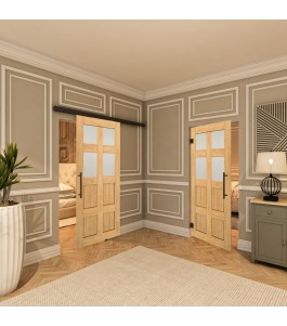 Pendeltür - Country Sonoma Eiche Model 65 - modernes Zuhause