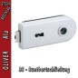 Glastürbeschlag OLIVER SET - Aluminium Glastürbeschlag OLIVER SET - Aluminium