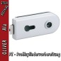 Glastürbeschlag OLIVER SET - Aluminium Glastürbeschlag OLIVER SET - Aluminium