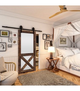 Glasschiebetür BARN-LINE - Country Altholz Astig Model 54