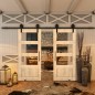 Glasschiebetür BARN-LINE - Country Astkiefer Modell 32 Glasschiebetür BARN-LINE - Country Astkiefer Modell 32