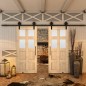 Glasschiebetür BARN-LINE - Country Astkiefer Modell 64 Glasschiebetür BARN-LINE - Country Astkiefer Modell 64