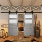 Glasschiebetür BARN-LINE - Country Graueiche Modell 37 Glasschiebetür BARN-LINE - Country Graueiche Modell 37