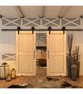 Glasschiebetür BARN-LINE - Country Sonoma Eiche Model 20