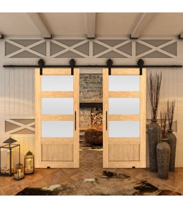 Glasschiebetür BARN-LINE - Country Sonoma Eiche Model 36