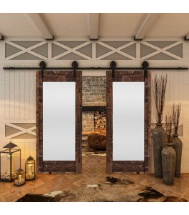 Glasschiebetür BARN-LINE - Country Altholz Astig Model 13
