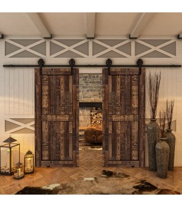 Glasschiebetür BARN-LINE - Country Altholz Astig Model 20