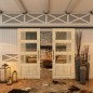 Glasschiebetür BLACK-LINE - Country Astkiefer Modell 32 Glasschiebetür BLACK-LINE - Country Astkiefer Modell 32