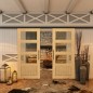 Glasschiebetür BLACK-LINE - Country Sonoma Eiche Modell 32 Glasschiebetür BLACK-LINE - Country Sonoma Eiche Modell 32