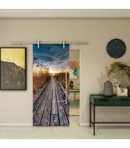 Glasschiebetür PIPE-LINE - Fotoprint Model 280