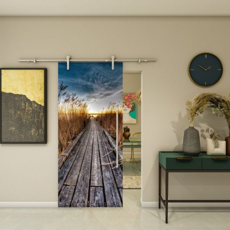 Glasschiebetür PIPE-LINE - Fotoprint Model 280