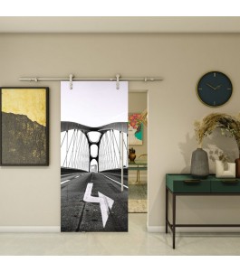 Glasschiebetür PIPE-LINE - Fotoprint Model 330