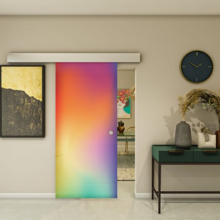Glasschiebetür ECO-LINE - Fotoprint Model 5-modernes Zuhause
