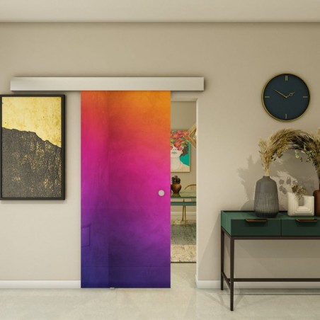Glasschiebetür ECO-LINE - Fotoprint Model 7-modernes Zuhause