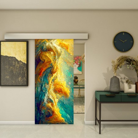 Glasschiebetür ECO-LINE - Fotoprint Model 9-modernes Zuhause