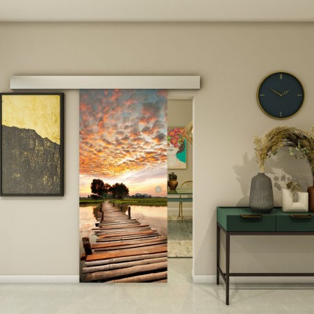 Glasschiebetür ECO-LINE - Fotoprint Model 47