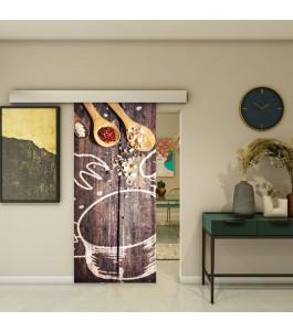 Glasschiebetür ECO-LINE - Fotoprint Model 108
