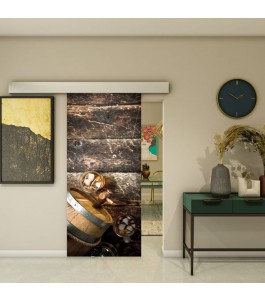 Glasschiebetür ECO-LINE - Fotoprint Model 117