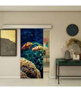 Glasschiebetür ECO-LINE - Fotoprint Model 123