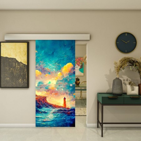 Glasschiebetür ECO-LINE - Fotoprint Model 131