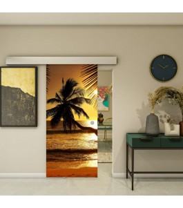 Glasschiebetür ECO-LINE - Fotoprint Model 136