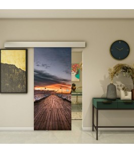 Glasschiebetür ECO-LINE - Fotoprint Model 141