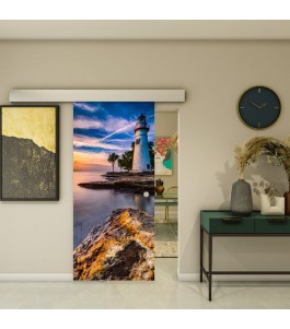 Glasschiebetür ECO-LINE - Fotoprint Model 142
