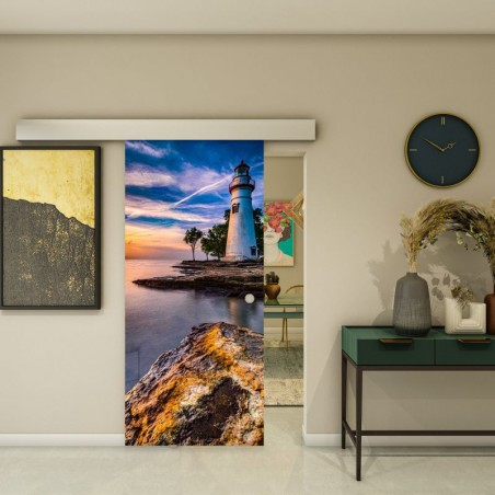 Glasschiebetür ECO-LINE - Fotoprint Model 142