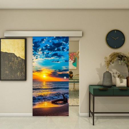 Glasschiebetür ECO-LINE - Fotoprint Model 146