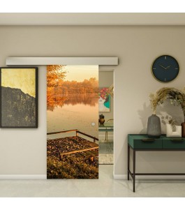 Glasschiebetür ECO-LINE - Fotoprint Model 154
