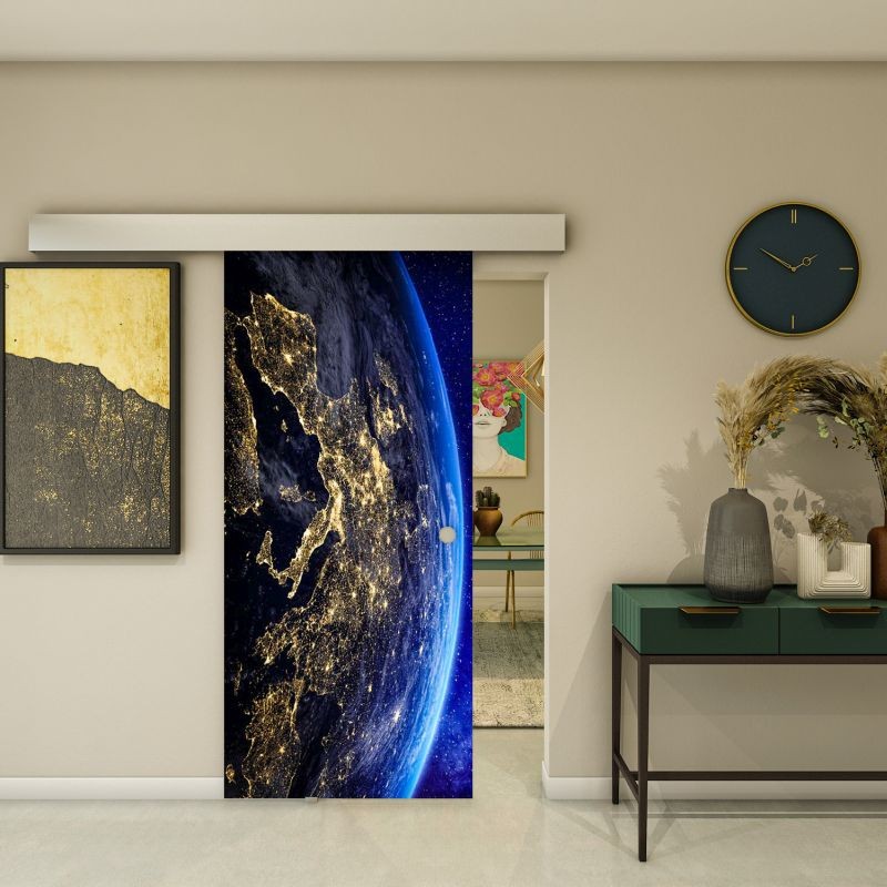 Glasschiebetür ECO-LINE - Fotoprint Modell 157