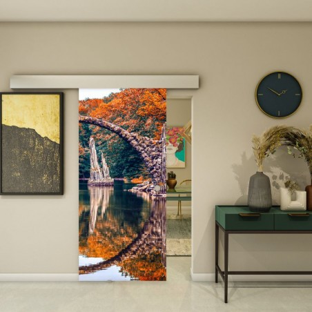 Glasschiebetür ECO-LINE - Fotoprint Model 159