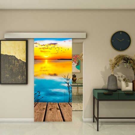 Glasschiebetür ECO-LINE - Fotoprint Model 178